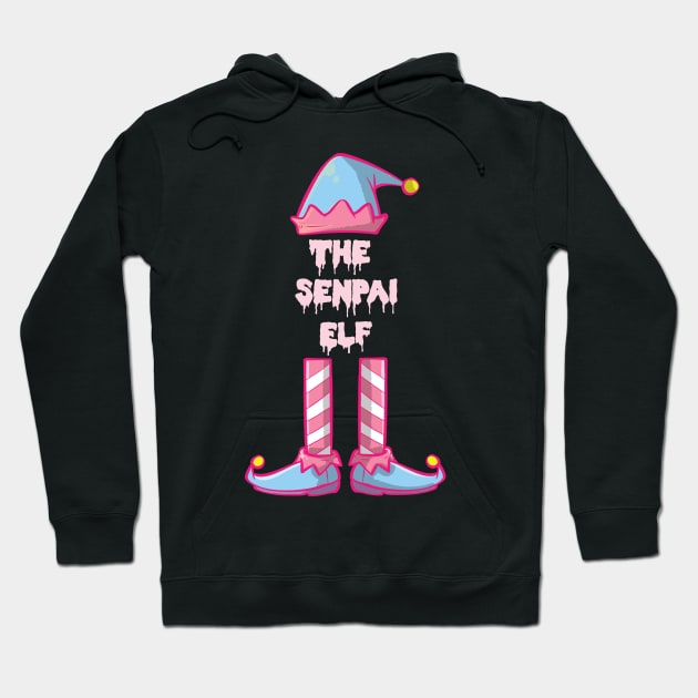 Pastel Goth Christmas Elf Kawaii Gothic Sarcastic Eboy Egirl Hoodie by TellingTales